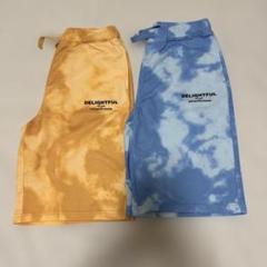 新品タイダイ ハーフパンツ 2点セット