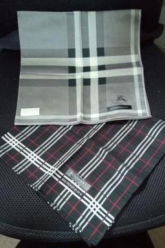 BURBERRY バーバリー　紳士　ハンカチ　三枚セット　ノバチェック 新品 未使用 BURBERRY バーバリー ノバチェック メンズ ハンカチ