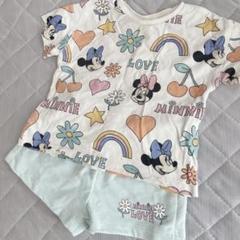 【ZARA】ミニーちゃんセットアップ 80acm