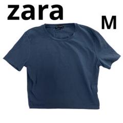 ZARA - GANNI Tシャツ  値下げ無し 早い物勝ち！お値下げ【試着のみ】zara クロップド丈Tシャツ