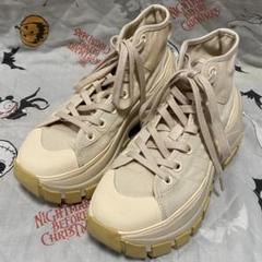adidas NIZZA HI XY22 厚底 アイボリー 23.5㎝