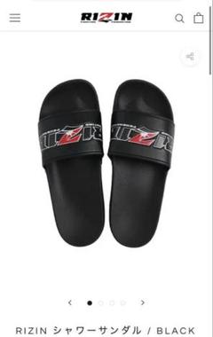 RIZIN シャワーサンダル 27cm ブラックのサムネイル