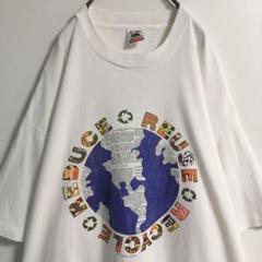USA製 90s 古着 Human-i-Tees アート Tシャツ 2XL 白