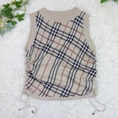 希少・美品✨Burberrys ウールベストグレーノバチェック9AR