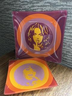新品未使用レア⭐︎ヒステリックグラマー お皿 トレー 赤紫