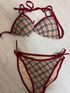 BURBERRY BLUE LABEL 水着 セパレート 3点セット ポーチ付き