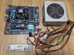 ASUS P8Z77-M、CPU i5-3570k、メモリ4GB、電源400w