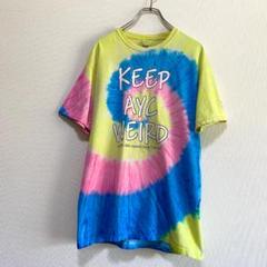 アメリカ古着　Amarillo Girls 　タイダイ　半袖　Tシャツ　I475