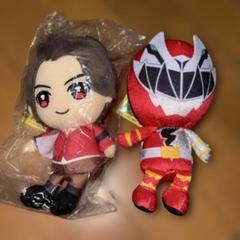 騎士竜戦隊リュウソウジャー　リュウソウレッド・コウ（一ノ瀬颯）ぬいぐるみセット