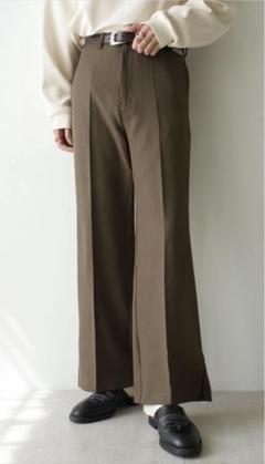 パンツ precme wide flap pocket straight slacks precme wide flap pocket straight Slacks - メルカリ