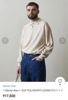 Steven Alan◆22SS SUP POLOSHIRT-LOOSE/BEGのサムネイル
