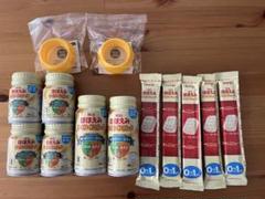 【新品未使用】明治ほほえみ らくらくミルク&らくらくキューブ（アタッチメント付）