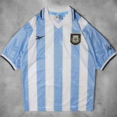 美品☆99-00☆アルゼンチン代表☆サッカー ユニフォーム☆Reebok