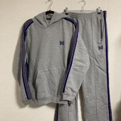 Needles×BEAMS スウェット セットアップ グレー XL 未使用 Needles×BEAMS スウェット セットアップ グレー XL 未使用