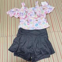 新品タグ付き　メゾピアノ　120 水着　セパレート 新品タグ付き メゾピアノ 120 水着 セパレート