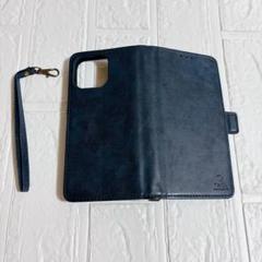 iPhone13 Pro Max ネイビー 手帳型 シンプル