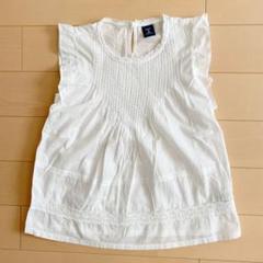 Gap Kids フリル トップス レース ホワイト 白 M(130㎝)