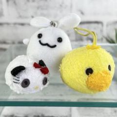 希少　ハローキティ　ゆめだま　イム　ワーネバ　アヒルマスコット　3点まとめ売り