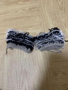 【未使用に近い】Archivio.j.m.ribot ニットグローブ 未使用に近い】Archivio.j.m.ribot ニットグローブ