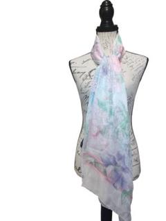 a7 超美品 レオナール LEONARD ショール 花柄 シルク100 - メルカリ