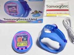 美品【DLエリア9つ】たまごっちユニ ブルー