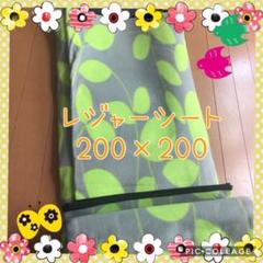 【新品未使用品】大きくて便利⭐️大判200×200 レジャーシート⭐️アウトドアに!