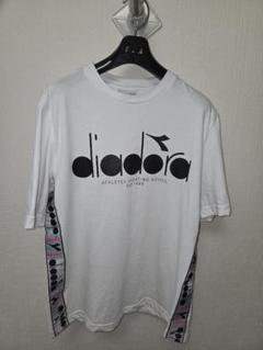 diadora ロゴ Tシャツ ホワイト