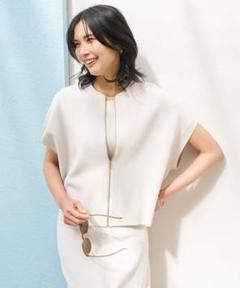 アンフィーロ UNFILO ジップアップ ブルゾン ジャケット アイボリー TAION×UNFILO】リバーシブルボアダウン / UNFILO | ファッション