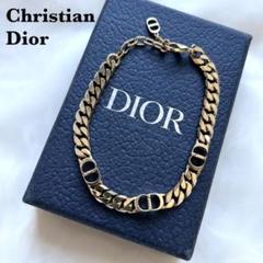 ⭐️良品⭐️ ディオール ブレスレット CD ICON チェーン レザー DIOR | CD Icon チェーンリンク ブレスレット 真鍮