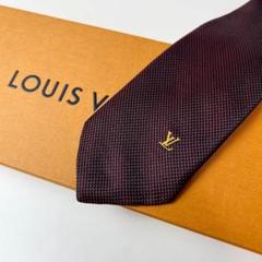 美品 ルイヴィトン Louis Vuitton ネクタイ シルク100%