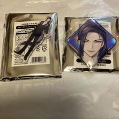 刀剣乱舞　大本丸博　ミニアクリルスタンド スクエア缶バッジ　丙子椒林剣