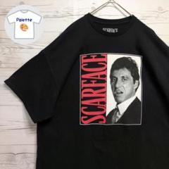 Scarface　スカーフェイス　アル・パチーノ　80年代映画　黒　2XL　古着