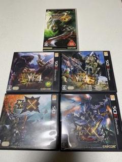 モンスターハンター ソフト2G・4・4G・X・XX5本セット