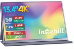 Intehill モバイルモニター 4K 13.4 インチ IGZO