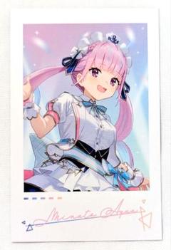 希少　湊あくあ　新刊セット　C100　チェキ風カード Amazon.co.jp: ホロライブ チェキ風カード 湊あくあ ブライト