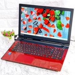 美品✨Windows11✨新品爆速SSDノートパソコン赤✨ブルーレイ/オフィス付