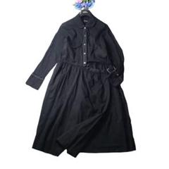 未使用級✨コムデギャルソン ロングワンピース 変形デザイン 17年 ブラック S 2025年最新】COMME des GARCONS レディース ロングワンピースの