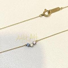 いラインアップ 最終値下げ☆AHKAH*トレスダイアネックレス*限定トリコロール アクセサリー