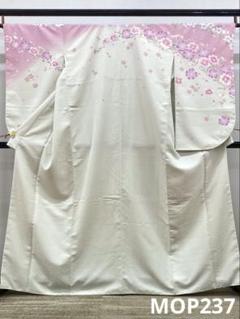 今ならほぼ即納！ 2尺袖 ポリエステル着物 コスモス 桔梗 紋意匠 袴用 - メルカリ 着物・浴衣