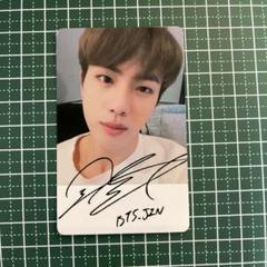 人気ブランド 海外通販 - 国内入手困難 BTS JIN サイン入りタレントカード - メルカリ アイドル