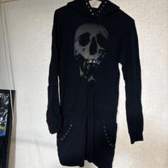 ヒステリックグラマー　パーカー　ブラック　スカル　スカルベリー　ドローコード　S ヒステリックグラマー パーカー ブラック スカル スカルベリー