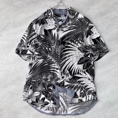 TOMMY BAHAMA トミーバハマ 半袖 アロハ柄 S/Pサイズ ブラック