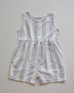 Sable ストライプロンパース 80size