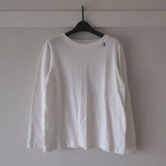 grin グリン　刺繍入りロンT　ホワイト