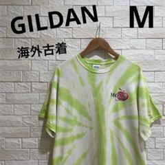 ギルダン　タイダイTシャツ　メンズ　半袖Tシャツ　海外古着　サイズM