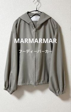 24年商品 MARMARMAR ハーフジップスウェットフーディー　パーカー 24年商品 MARMARMAR ハーフジップスウェットフーディーパーカー