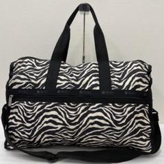 LeSportsac ゼブラ柄 ミニボストンバッグ ○1469 LeSportsac レスポートサック ボストンバッグ ゼブラ柄