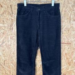80s Levi's 519 コーデュロイパンツ　ブラック　ビンテージリーバイス