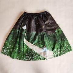 【美品】フランシュリッペ ショート丈 シンデレラ スカート ディズニー 緑