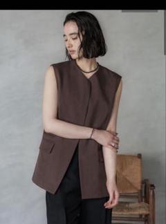 Crewre フロントフライバックオープンジレ ブラウン　サイズ2 crewre online shop / フロントフライバックオープンジレ